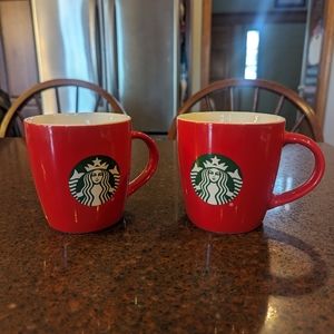 Set of Two Starbucks 12 Ounce Mugs